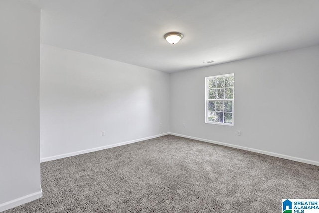 empty room with carpet floors