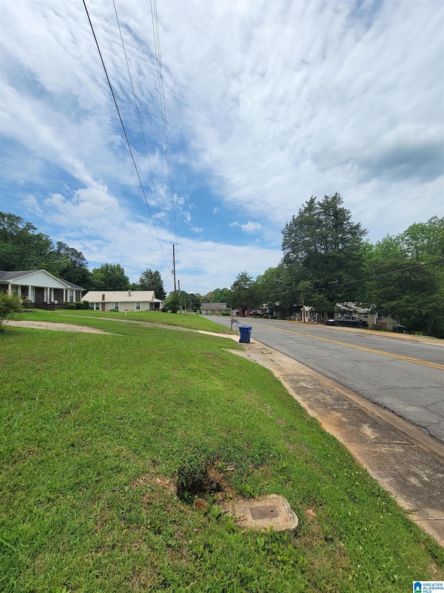 view of street featuring sidewalks