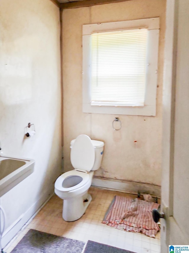 bathroom with toilet