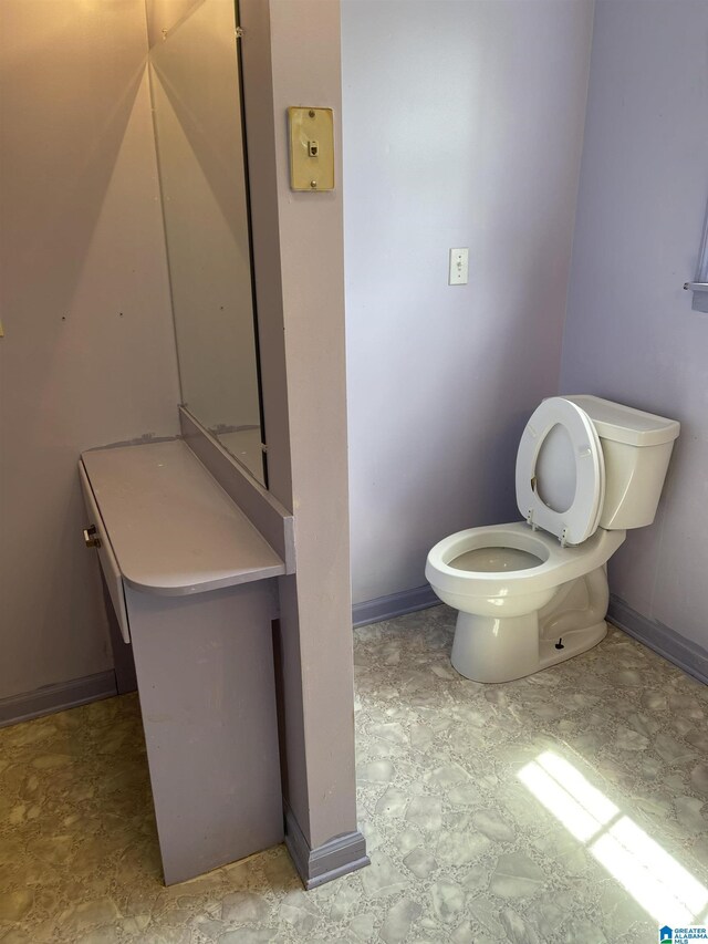 bathroom with toilet