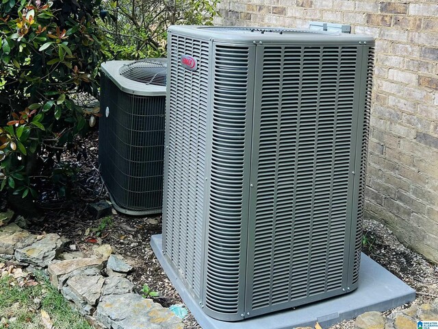 exterior details featuring central AC unit