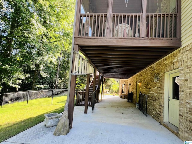 view of patio