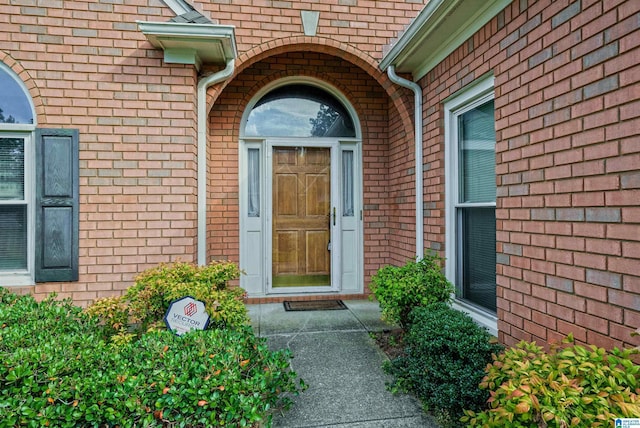 view of property entrance