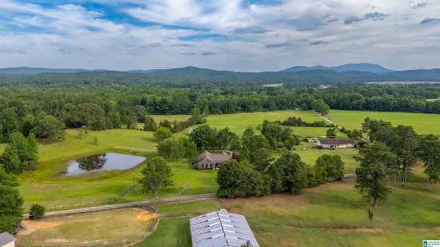 873 Buckelew Rd, Anniston, AL 36207 - aerial view of a water and mountain view