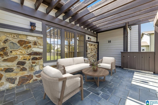 view of patio / terrace with covered porch