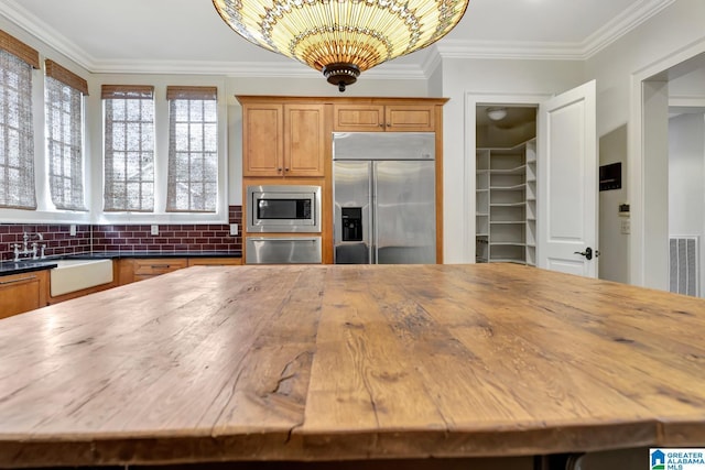 hall with dark hardwood / wood-style flooring