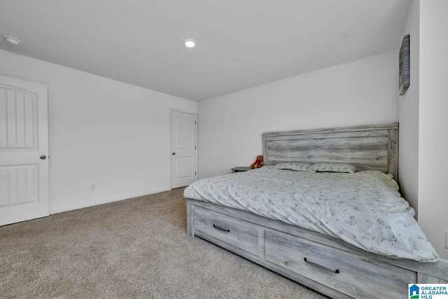 bedroom featuring carpet floors