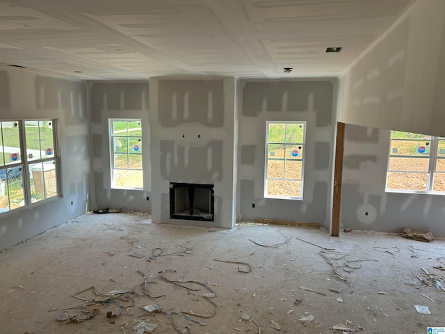 view of unfurnished living room