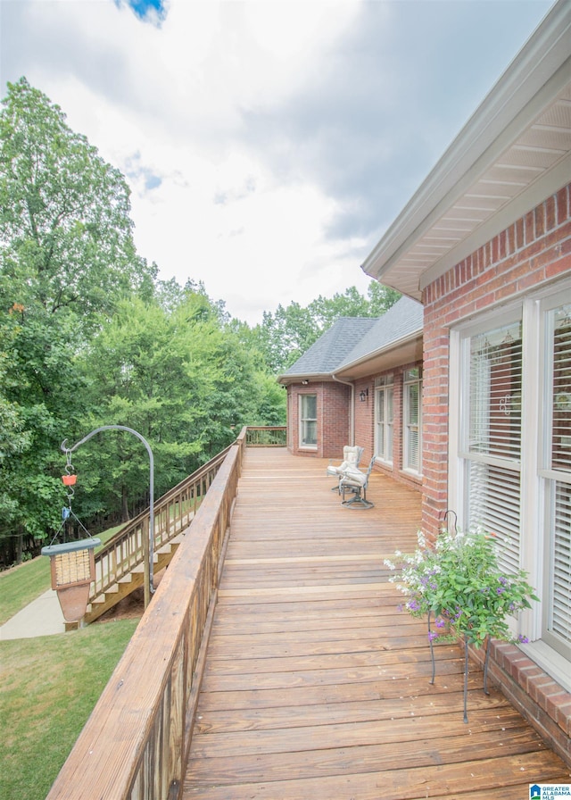 view of deck