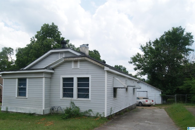 view of side of property