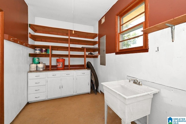 laundry area featuring a sink