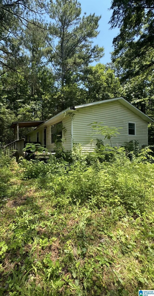 view of side of property