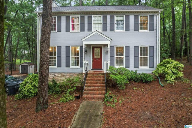 view of colonial-style house