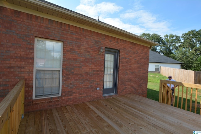 view of deck