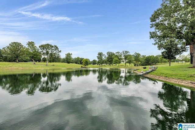 view of water feature