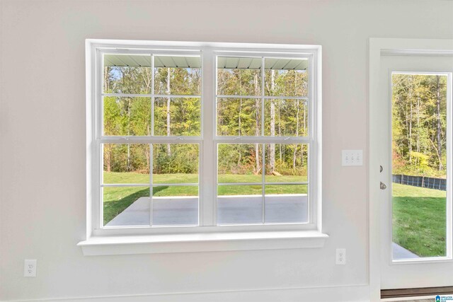 entryway with plenty of natural light