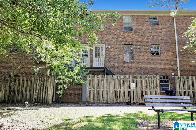 view of rear view of property