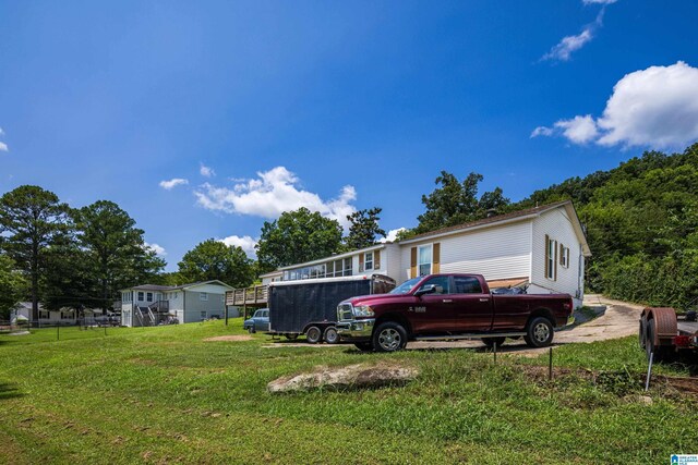 exterior space featuring a yard