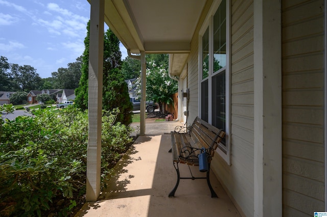 view of patio / terrace featuring a porch