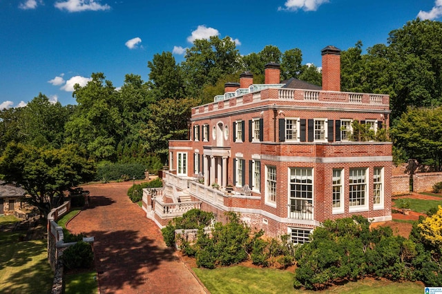 view of rear view of property