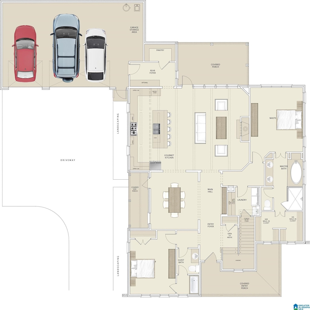261 Pine Mountain Rd, Westover, AL 35147 - floor plan / room layout