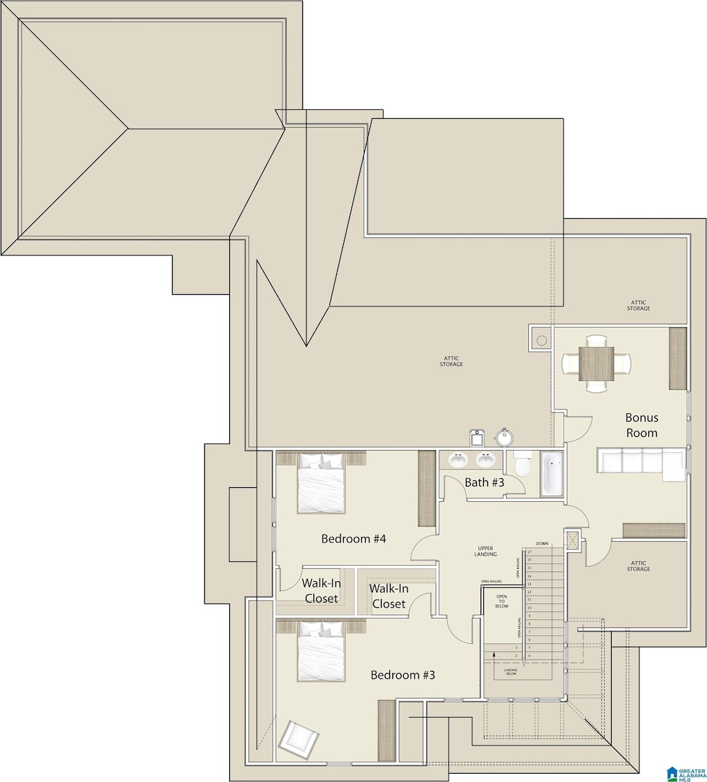 261 Pine Mountain Rd, Westover, AL 35147 - floor plan / room layout