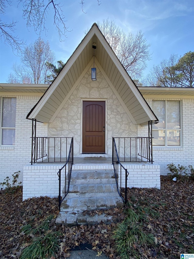 view of entrance to property