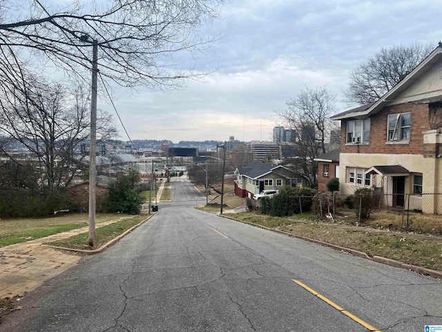 view of road