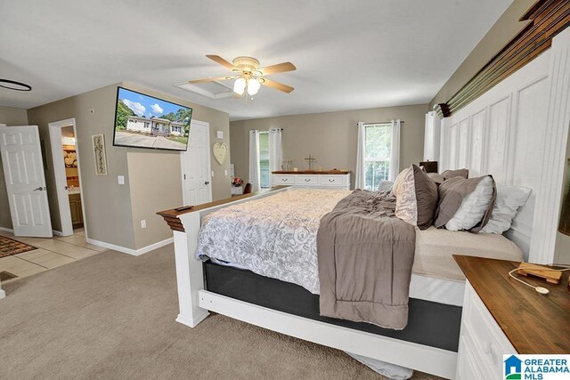 ranch-style home with a garage and a front lawn