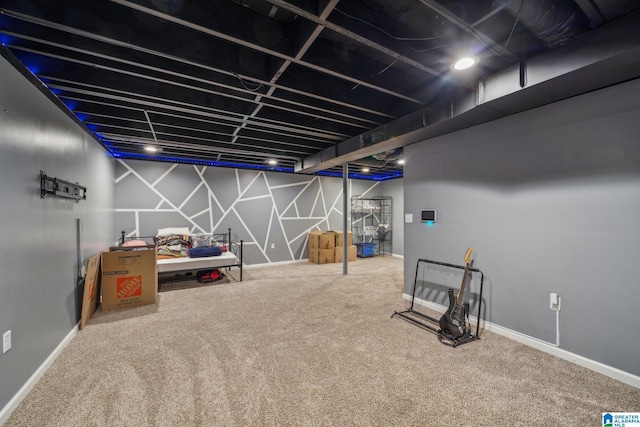 playroom with carpet