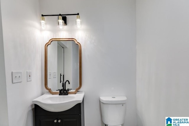 820 Boozer Rd, Heflin, AL 36264 - half bath featuring vanity and toilet
