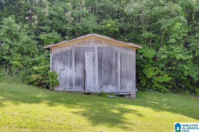 820 Boozer Rd, Heflin, AL 36264 - view of shed with a wooded view