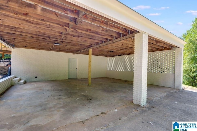 820 Boozer Rd, Heflin, AL 36264 - view of patio / terrace with an attached carport