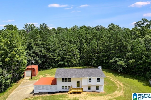 820 Boozer Rd, Heflin, AL 36264 - view of subject property featuring a heavily wooded area