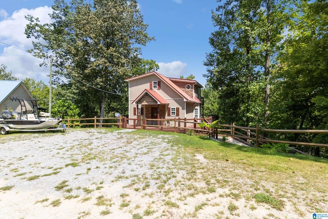 view of back of property