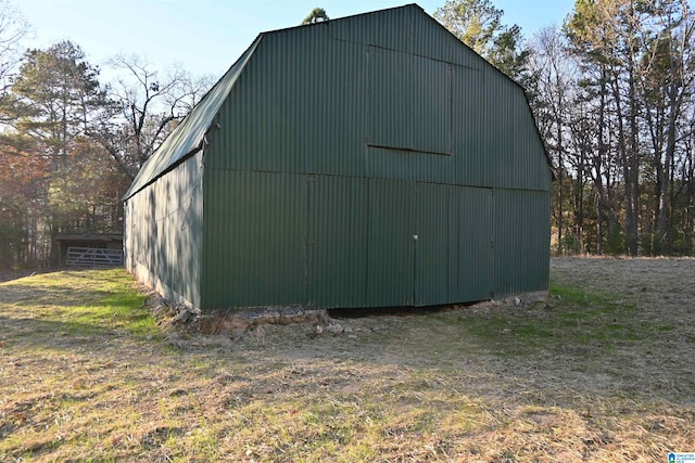 view of outbuilding