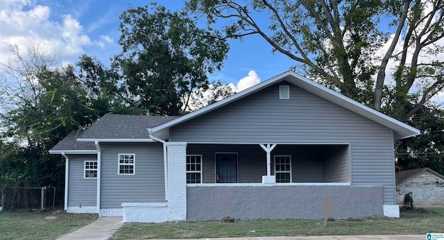 view of front of home