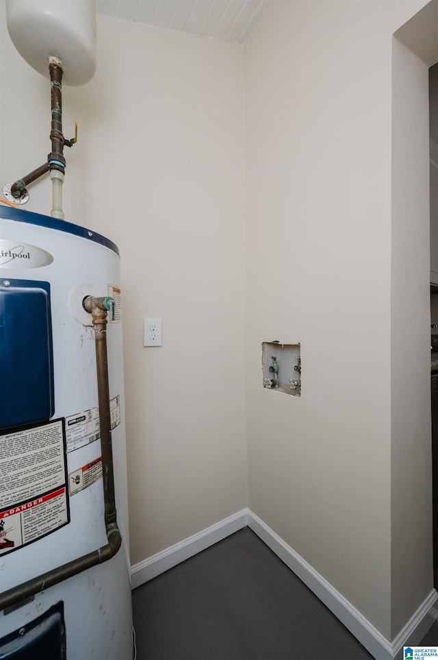 utilities featuring water heater