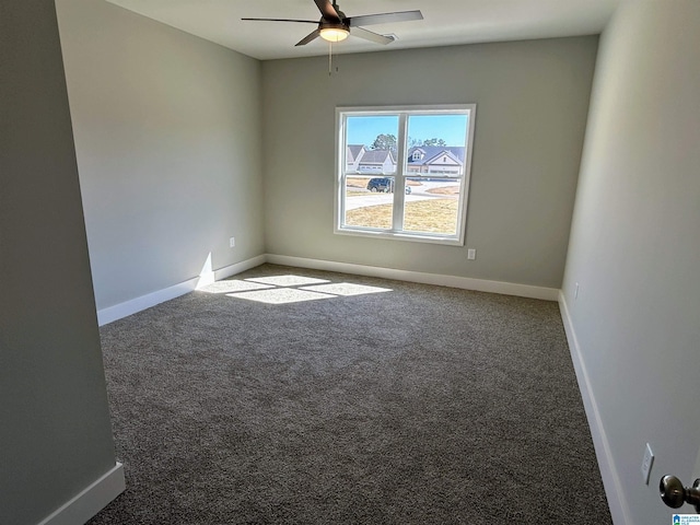 1465 Brooks Dr, Mount Olive, AL 35117 - unfurnished room with a ceiling fan, carpet, and baseboards