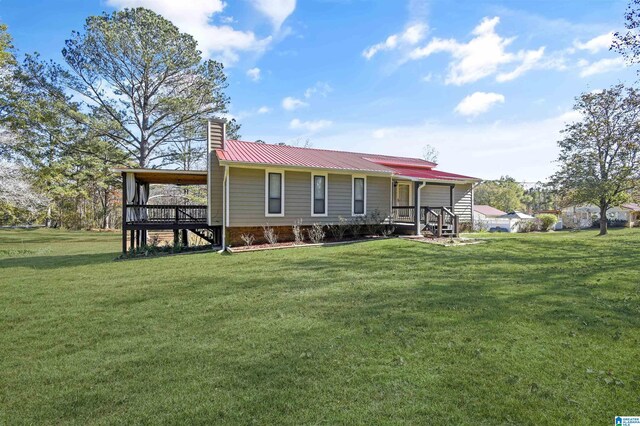 view of side of home featuring a garage