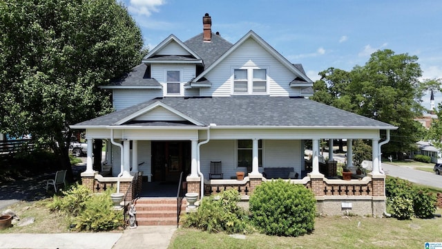401 SW 8th St, Cullman, AL 35055 - view of front of house featuring covered porch and a shingled roof