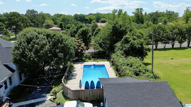 401 SW 8th St, Cullman, AL 35055 - view of pool with a lawn and a fenced in pool