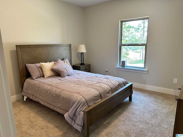 bedroom featuring carpet flooring