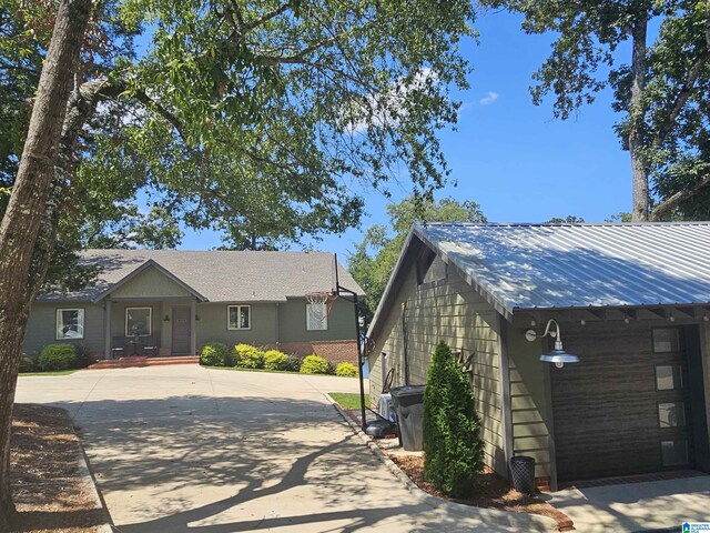 view of property exterior