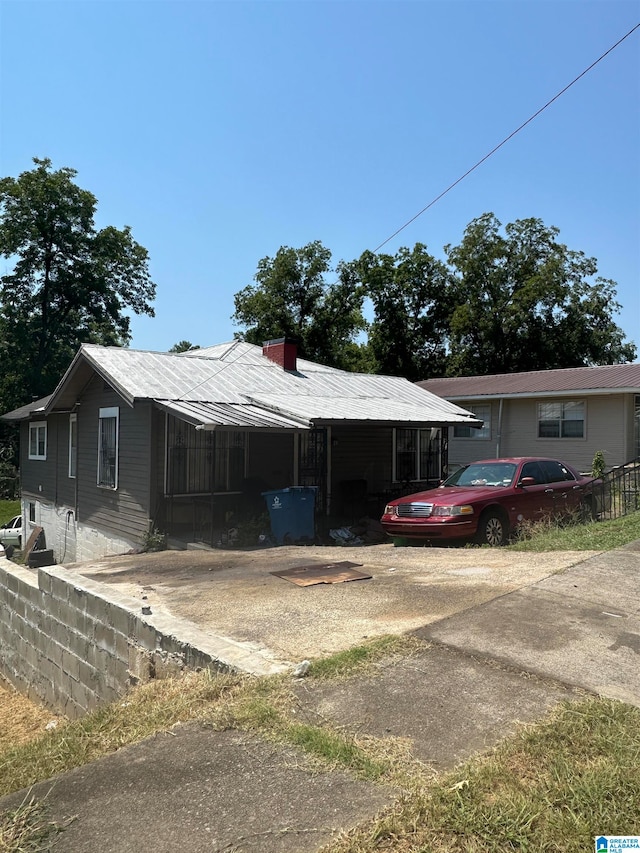 view of ranch-style home