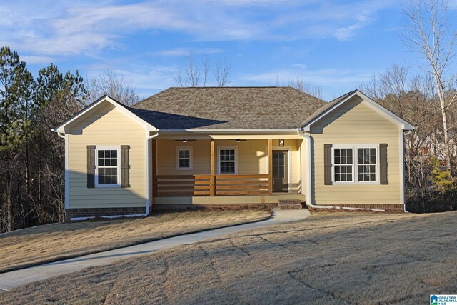 view of rear view of property