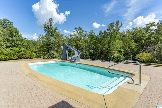 171 Sheeps Xing, Calera, AL 35040 - outdoor pool featuring a water slide