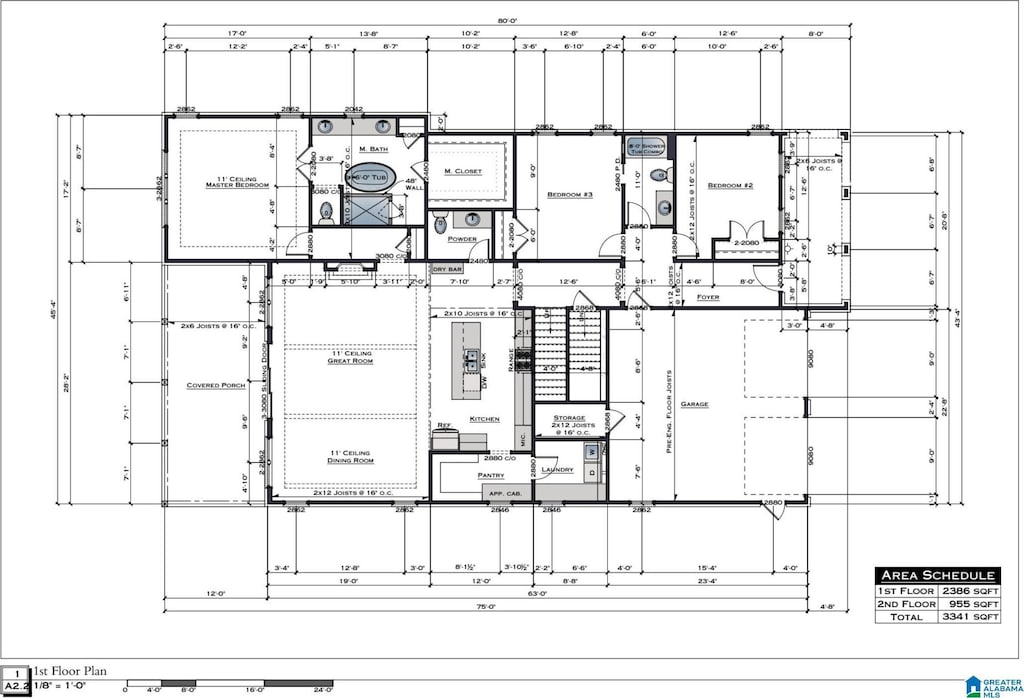 3188 Landing Ln, Birmingham, AL 35243 - home floor plan