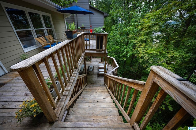 view of deck