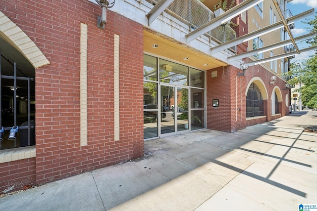 exterior space featuring a balcony